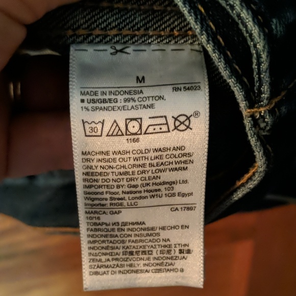 Gap denim jacket sz M - Picture 4 of 4